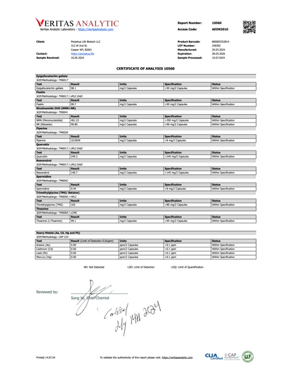 Nicotinamide, Fisetin, Quercetin, Resveratrol, Astragalus 등이 포함 된 이온 안티 에이징 11 복합 보충제입니다.