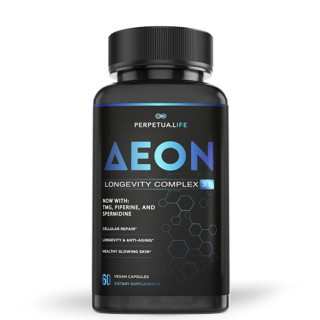 AEON Anti-age 11-Complex Supplement avec Nicotinamide, Fisetin, Quercetin, Resvératrol, Astragalus, et plus.