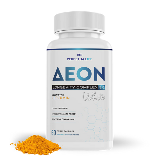 NAD+ Liposomal Anti Aging Supplement Complex AEON White with Curcumin, and AKG