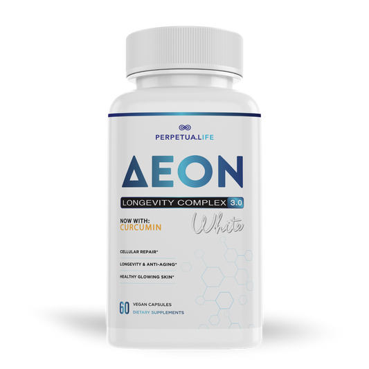 NAD+ Liposomal Anti Aging Supplement Complex AEON White with Curcumin, and AKG