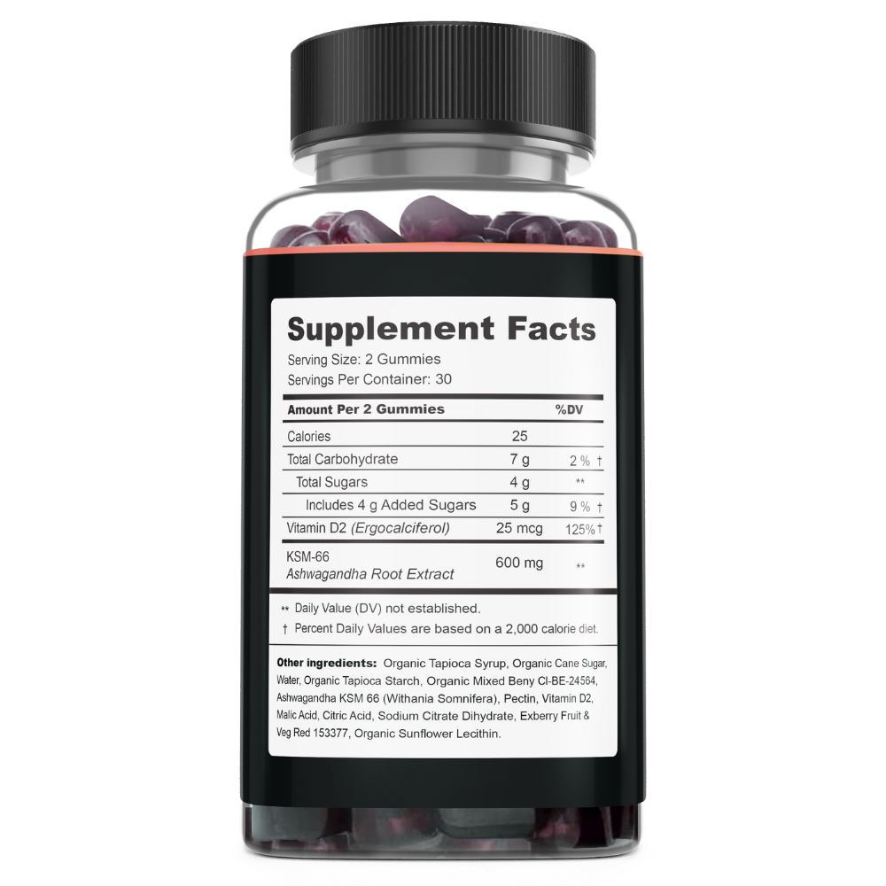 Ashwagandha Gummies Double Strength - 600mg