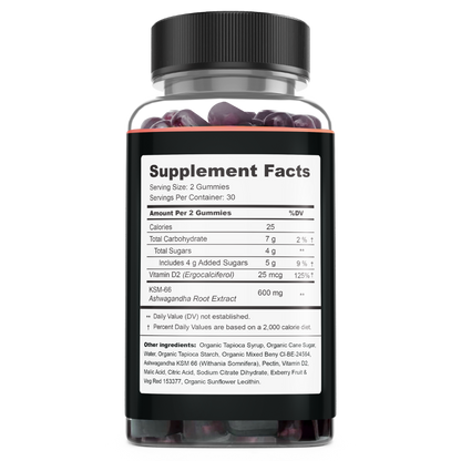 Ashwagandha Gummies Double Strength - 600mg